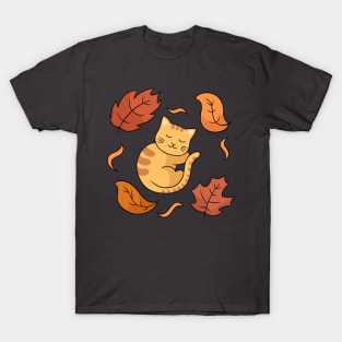 Sleeping orange cat T-Shirt